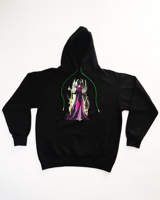Maleficent Blinged Lace UniSex Hoodie