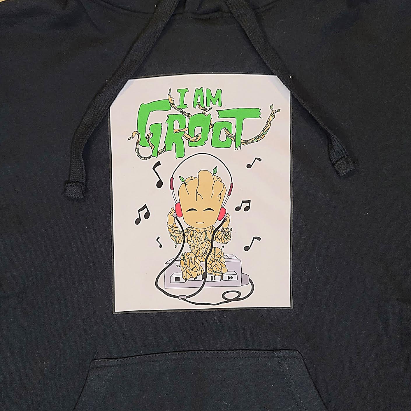 Groot Black Hoodie