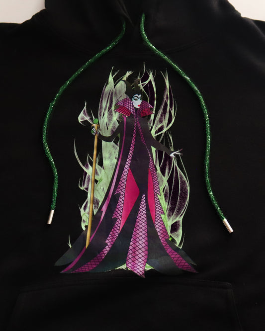 Maleficent Blinged Lace UniSex Hoodie